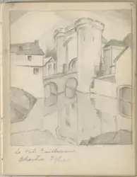 La Porte Guillaume, Chartres [Tegning]