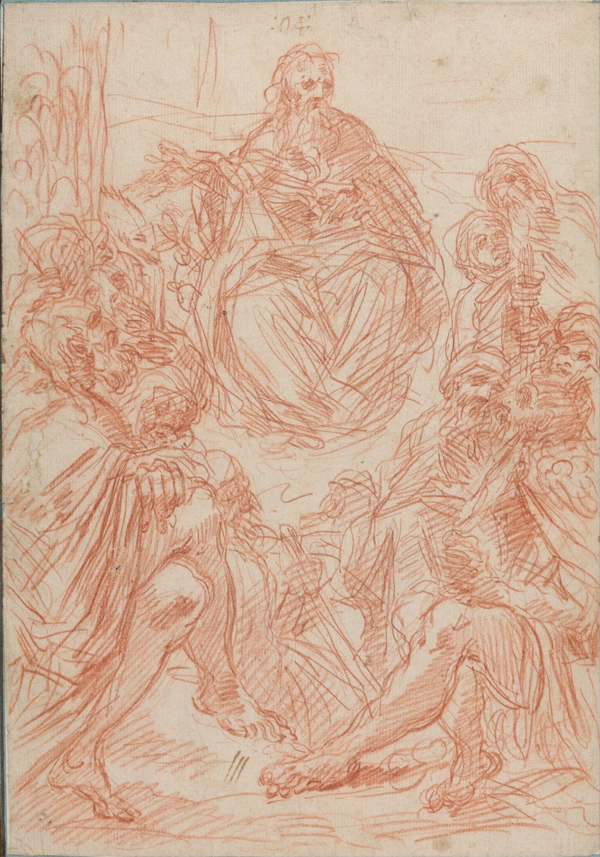 St. Antonius preker [Tegning]