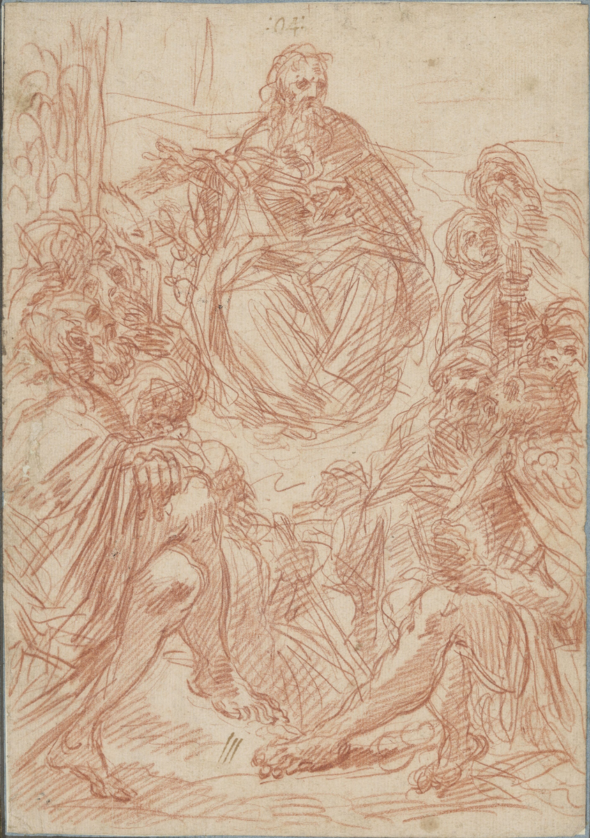 St. Antonius preker [Tegning]
