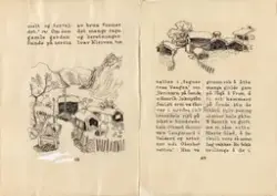 Plass ovenfor Otta elv i Vågå; Sunde i Vågå [Tegning]