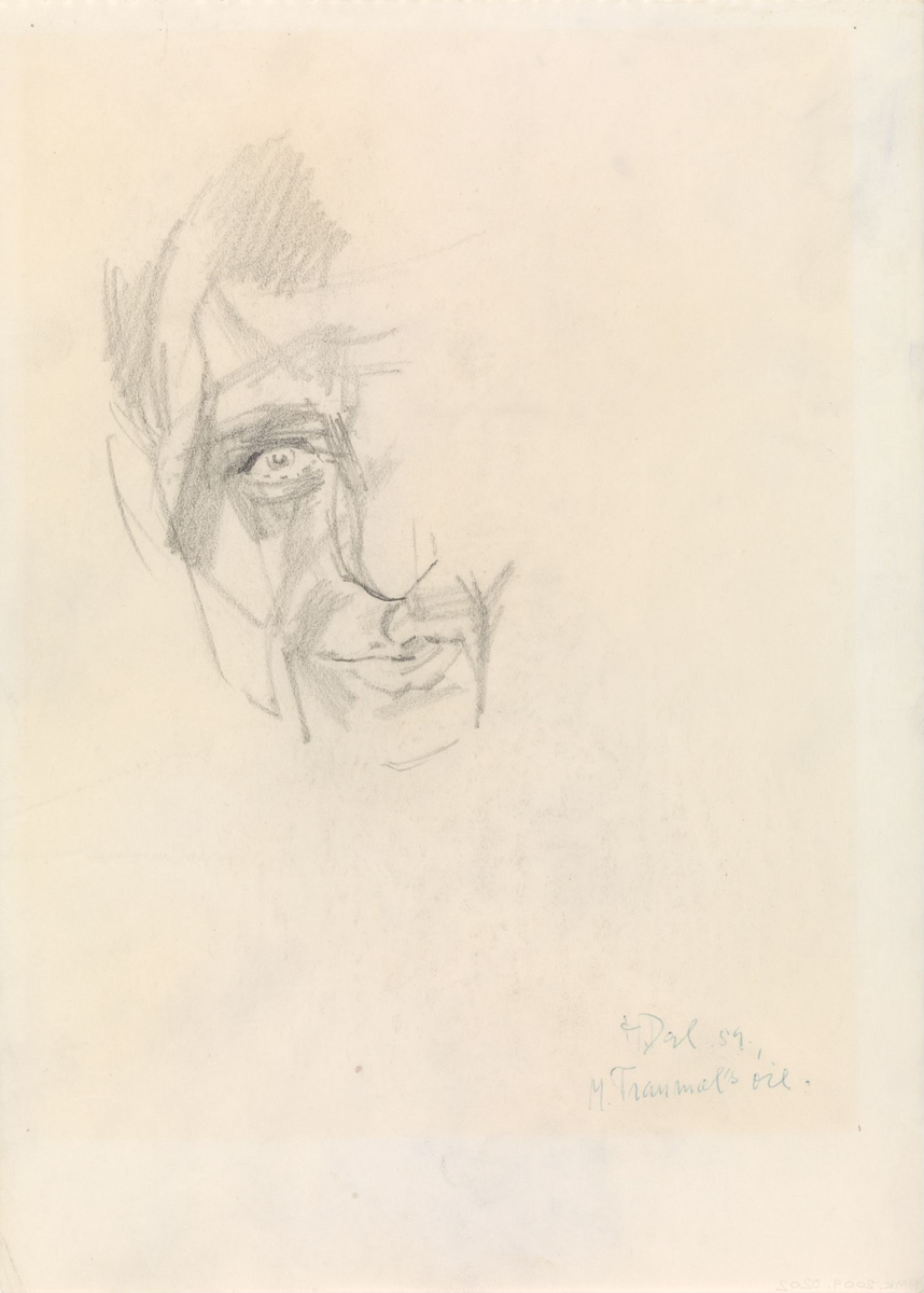 Martin Tranmæl [Tegning]