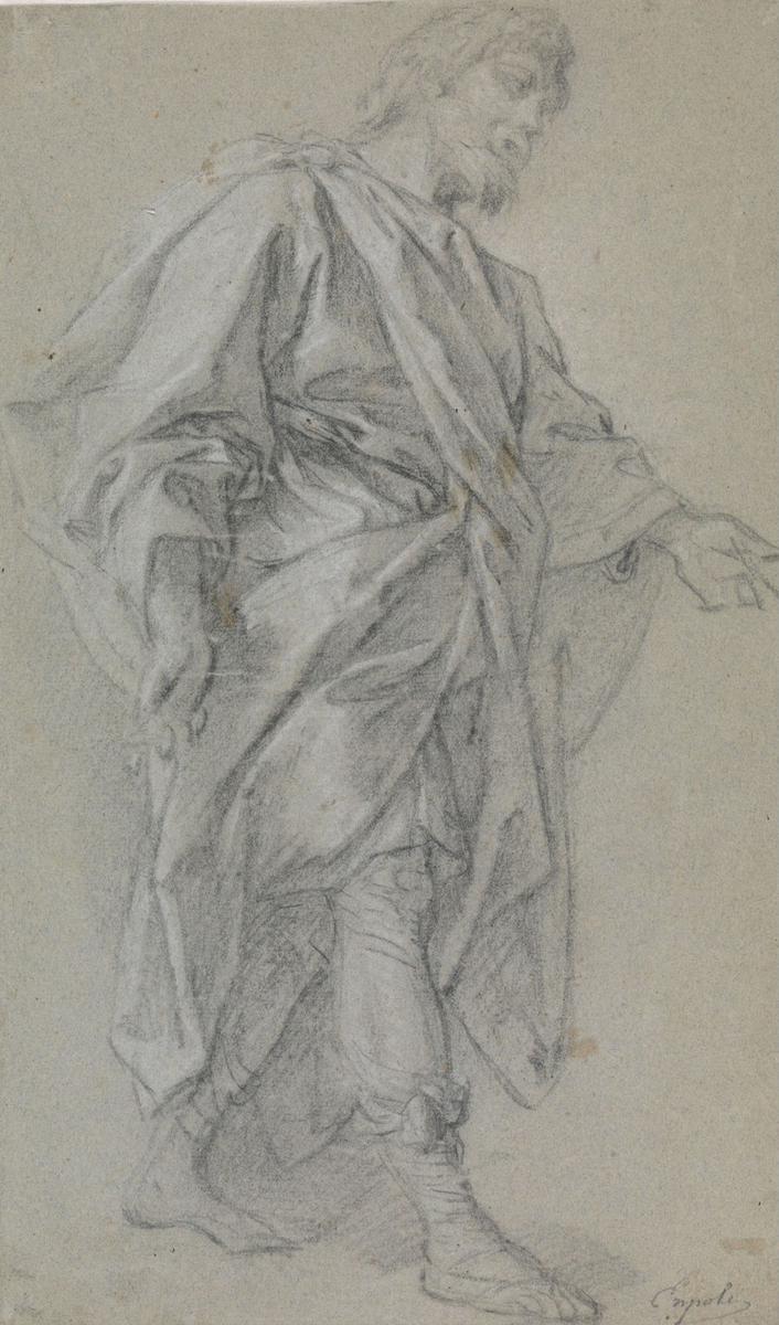 Stående mannsfigur [Tegning]