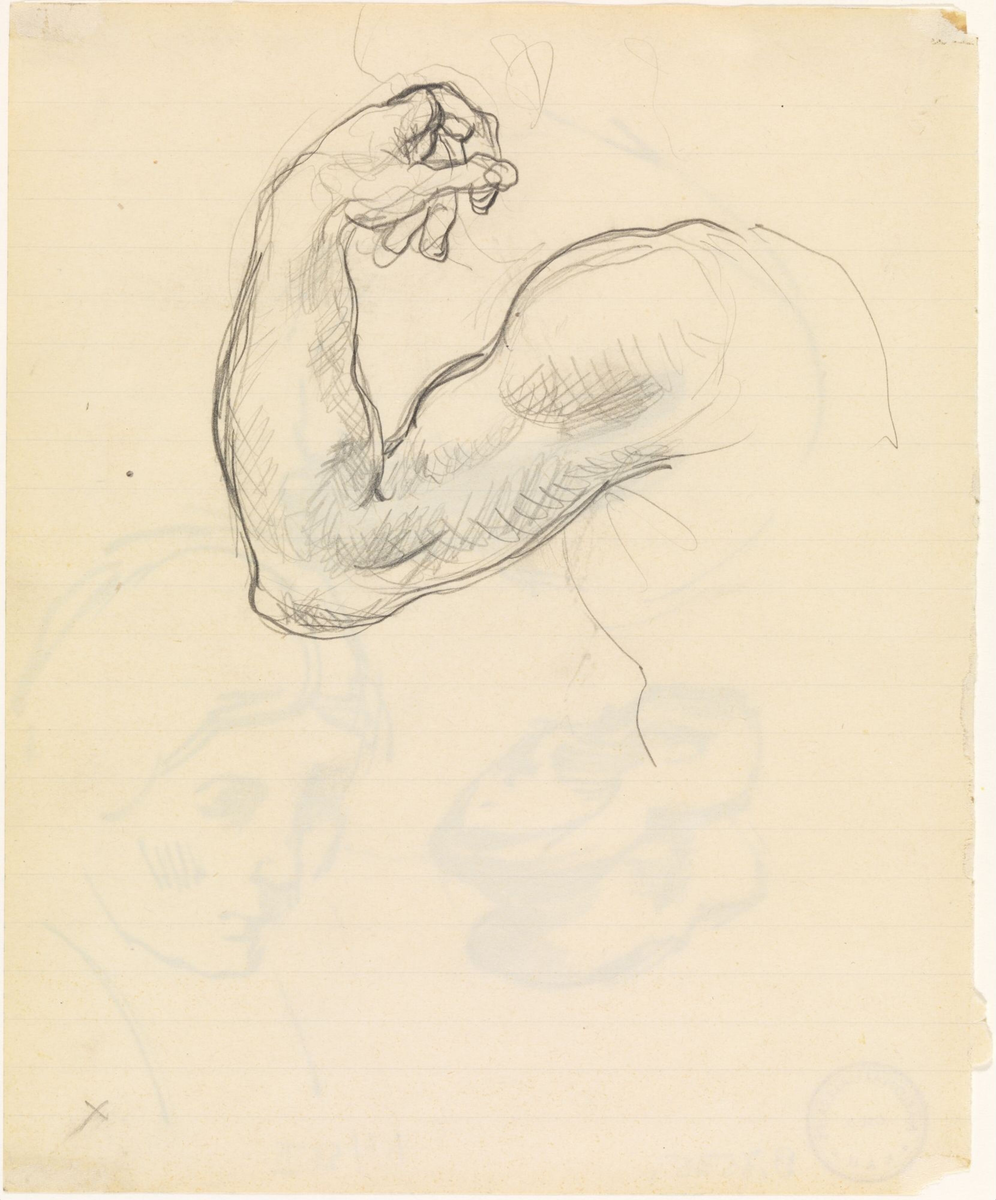 Studie av arm [Tegning]