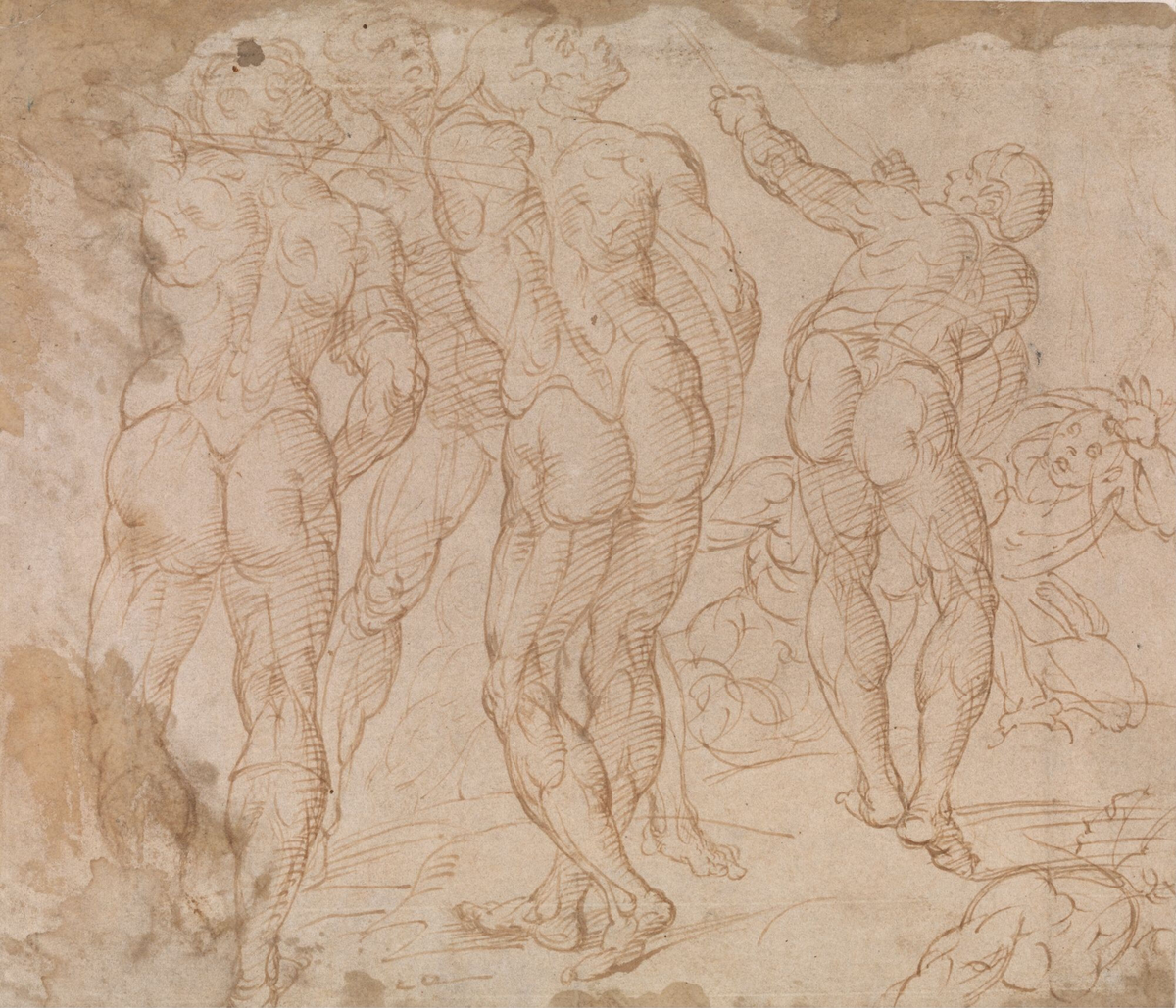 Figurgruppe [Tegning]