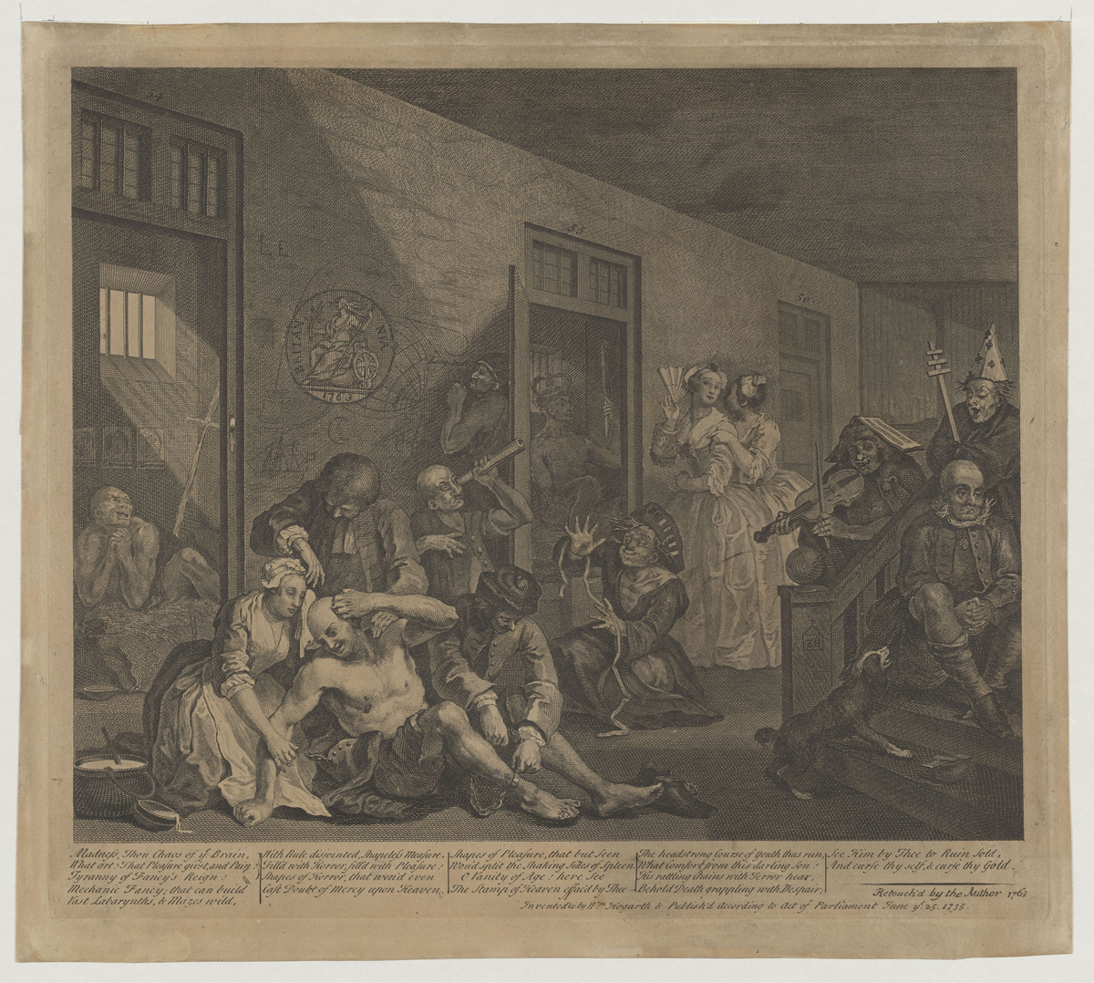 A Rake's Progress: Plate 8 [Grafikk]