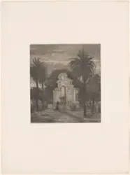 Fontene i Villa Nazionale, Napoli [Grafikk]