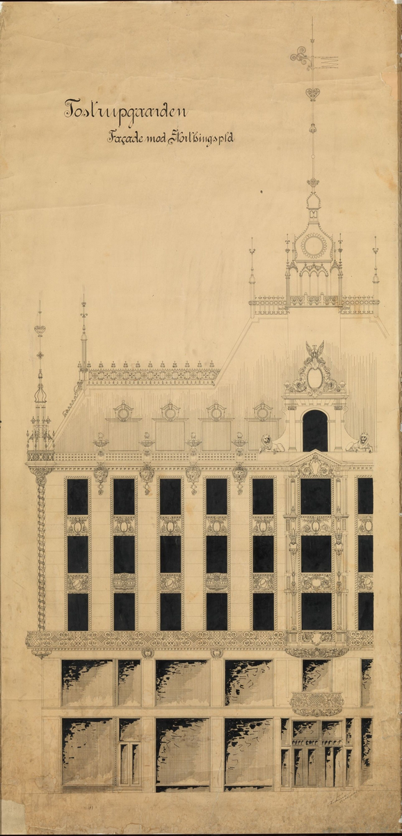 Tostrupgården [Fasadeoppriss]