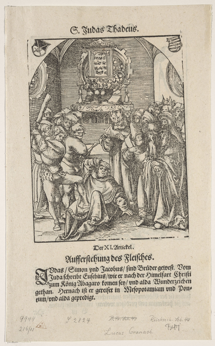 Apostelen Simons martyrium [Grafikk]
