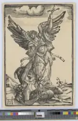 Erkeengelen Mikael og dragen [Grafikk]