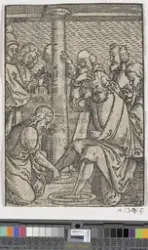 Kristus vasker Peters føtter [Grafikk]