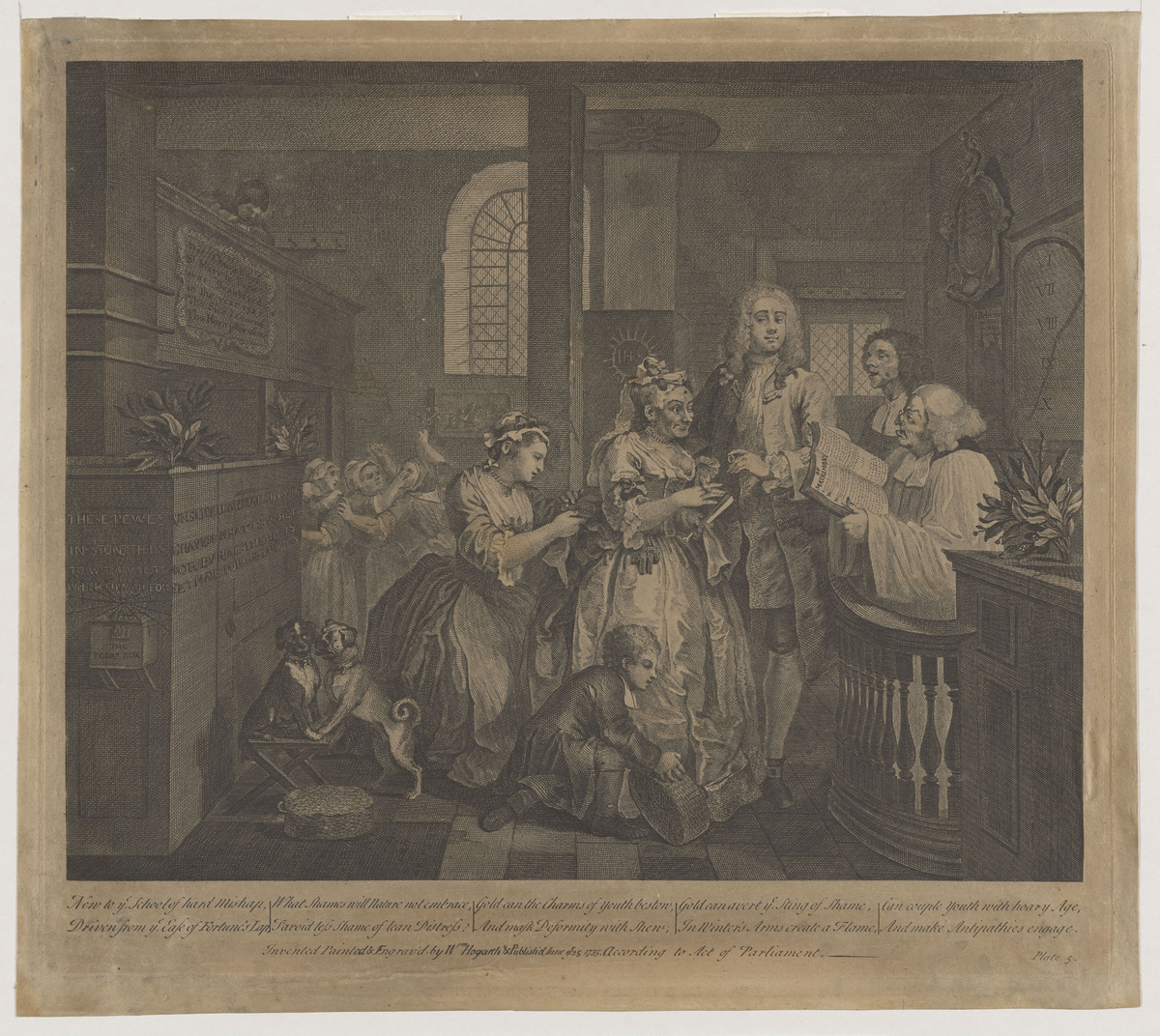 A Rake's Progress: Plate 5 [Grafikk]