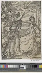 Kristus for Kaifas [Grafikk]