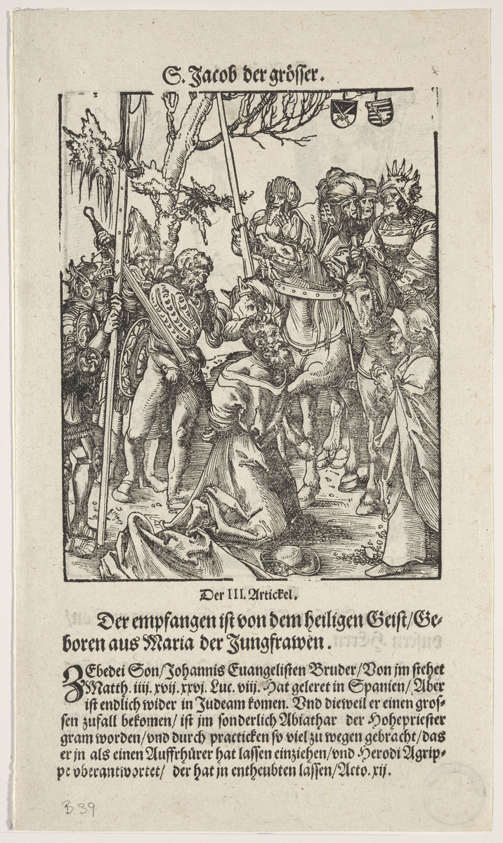 Apostelen Andreas' martyrium [Grafikk]