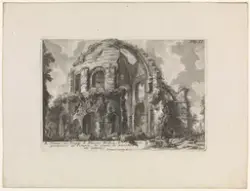 Levningene av Minerva Medica-templet [Grafikk]