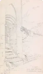 Visby, hus fra 14. århundre [Reiseskisse]