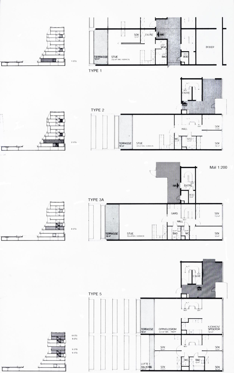 Grefsen Terrassehus [Fotografi]