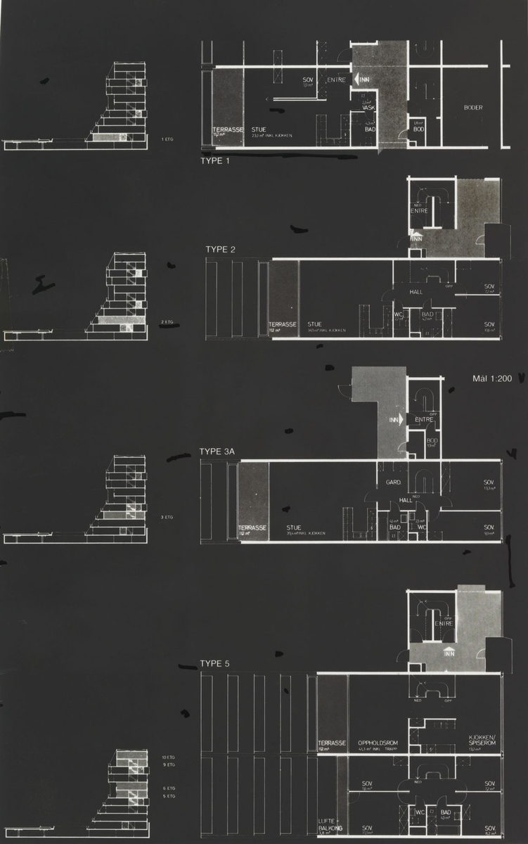 Grefsen Terrassehus [Fotografi]
