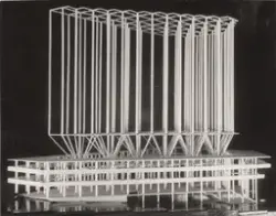 Tostrupgården - forslag til ny bygning [Fotografi]