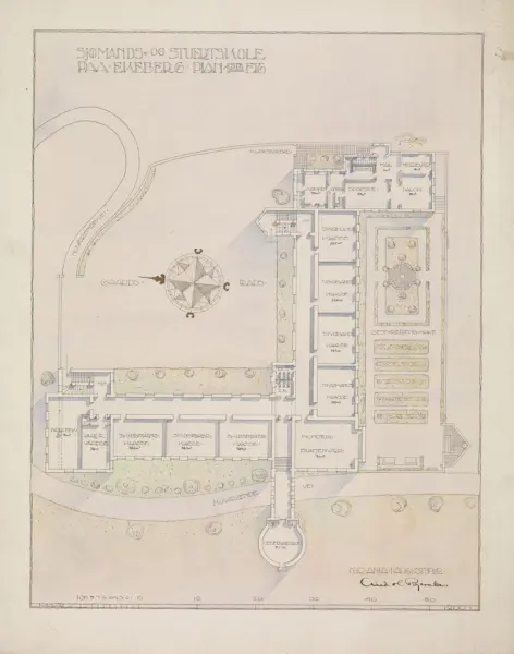 Sjømanns- og stuertskole på Ekeberg [Plantegning]