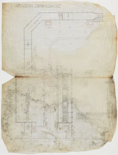 Sjømandsskolen i Tønsberg [Fasadeoppriss]