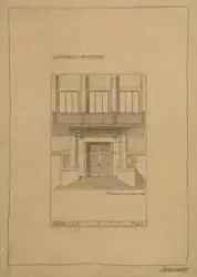 Brede seil. Sjømannskole på Ekeberg [Oppriss]