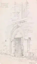 St. Gørans ruin, Visby [Reiseskisse]