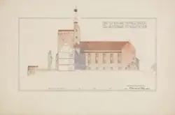 Sjømanns- og stuertskole på Ekeberg [Fasadeoppriss]