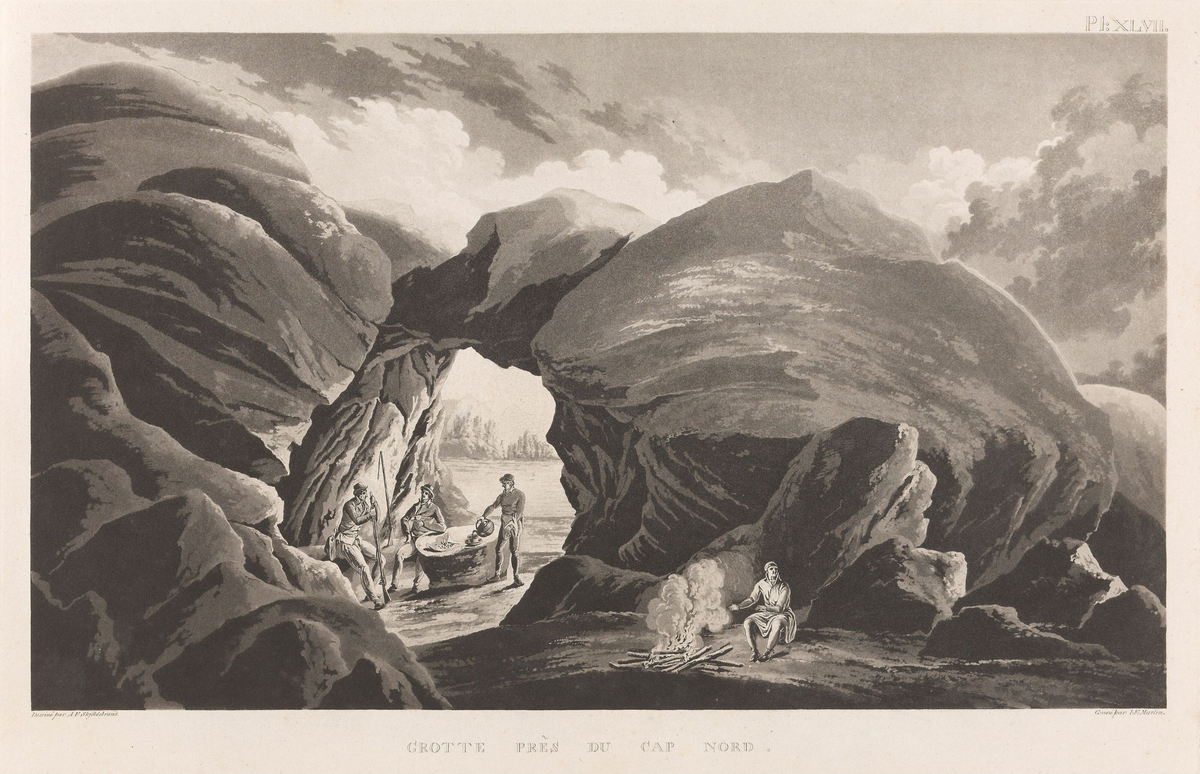 Grotte ved Nordkapp [Grafikk]
