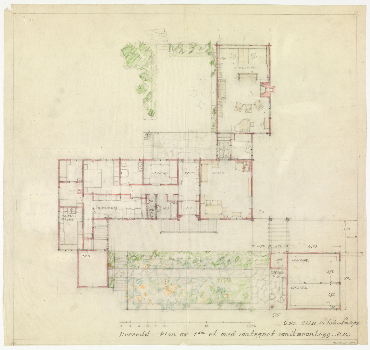 Herrodd [Plantegning]