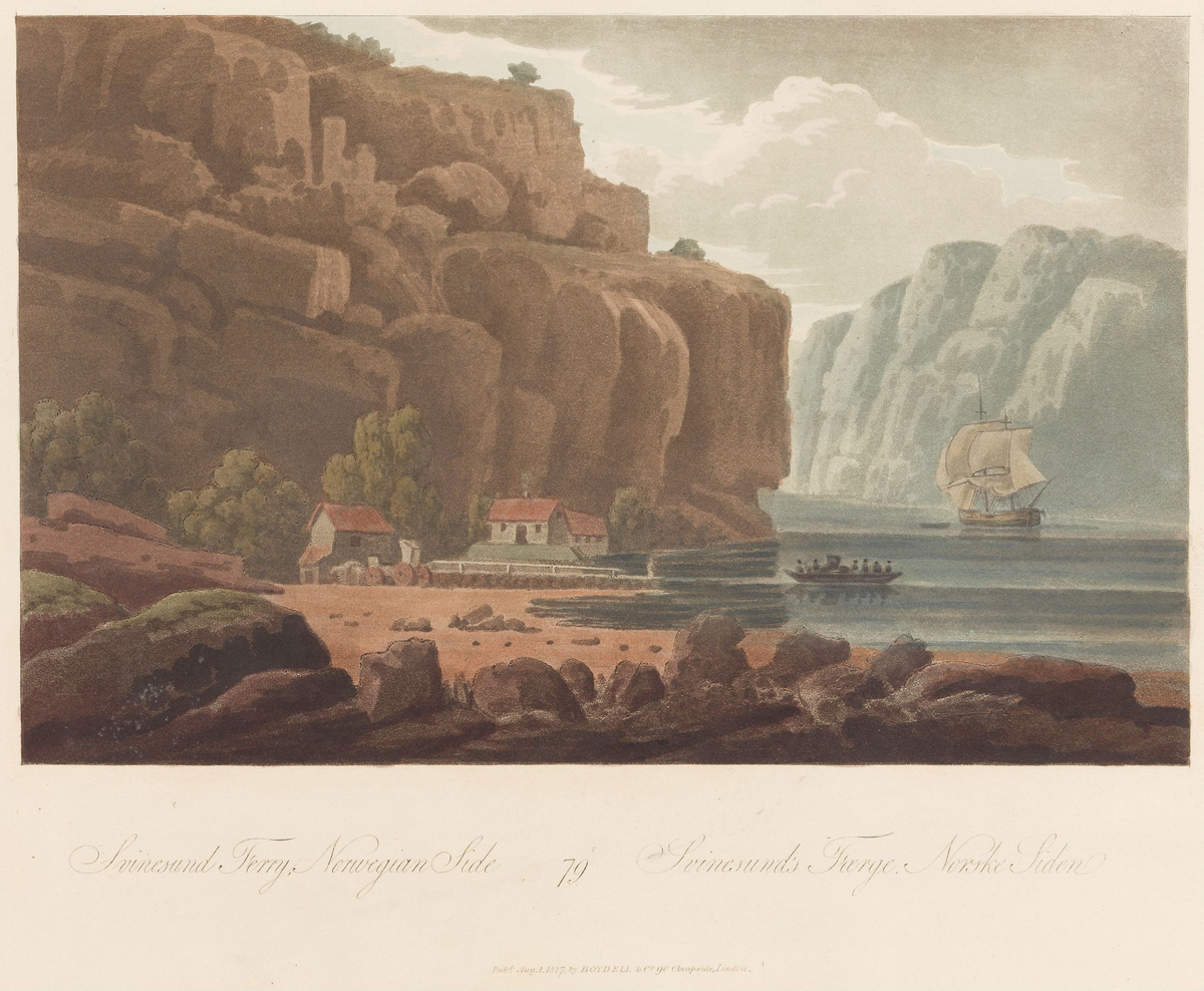 Svinesund fra norsk side [Grafikk]