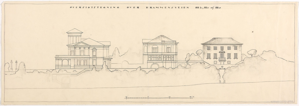 Villa for grosserer Frithjof Larsen [Oppriss]