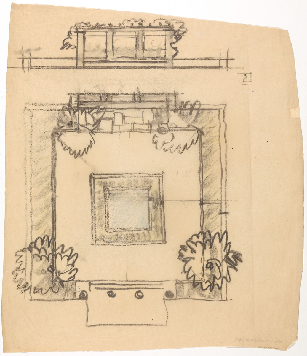 Villa for grosserer Frithjof Larsen [Plantegning]