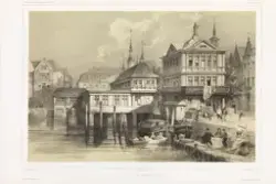 Børsen i Hamburg (1838) [Grafikk]
