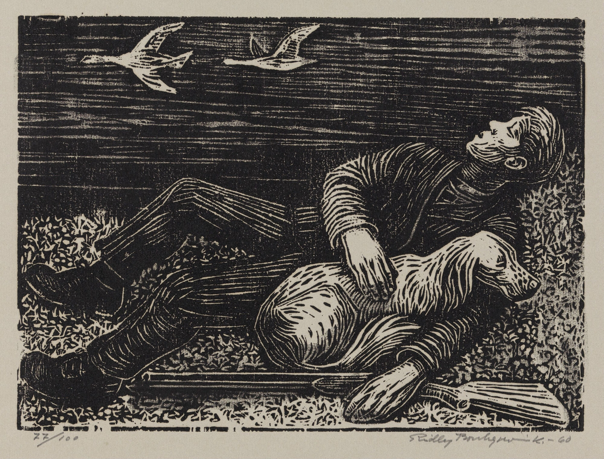 Til Hamsuns "Pan" [Grafikk]