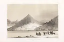 Andre panorama over Madeleinebukta [Grafikk]