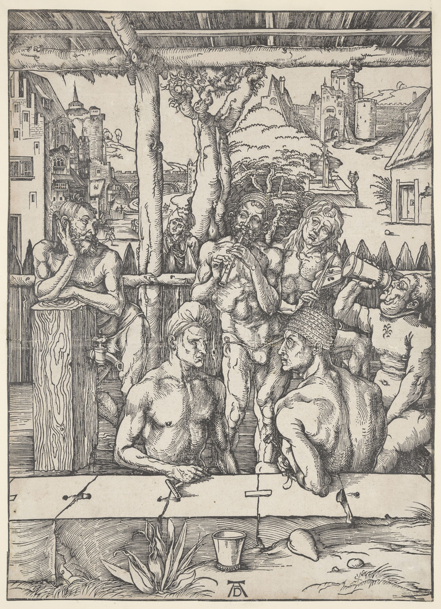 Mannsbadet [Grafikk]