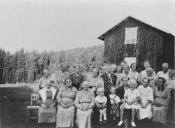 Trudvang Misjonsforening, på Velstadbråten i 1945.