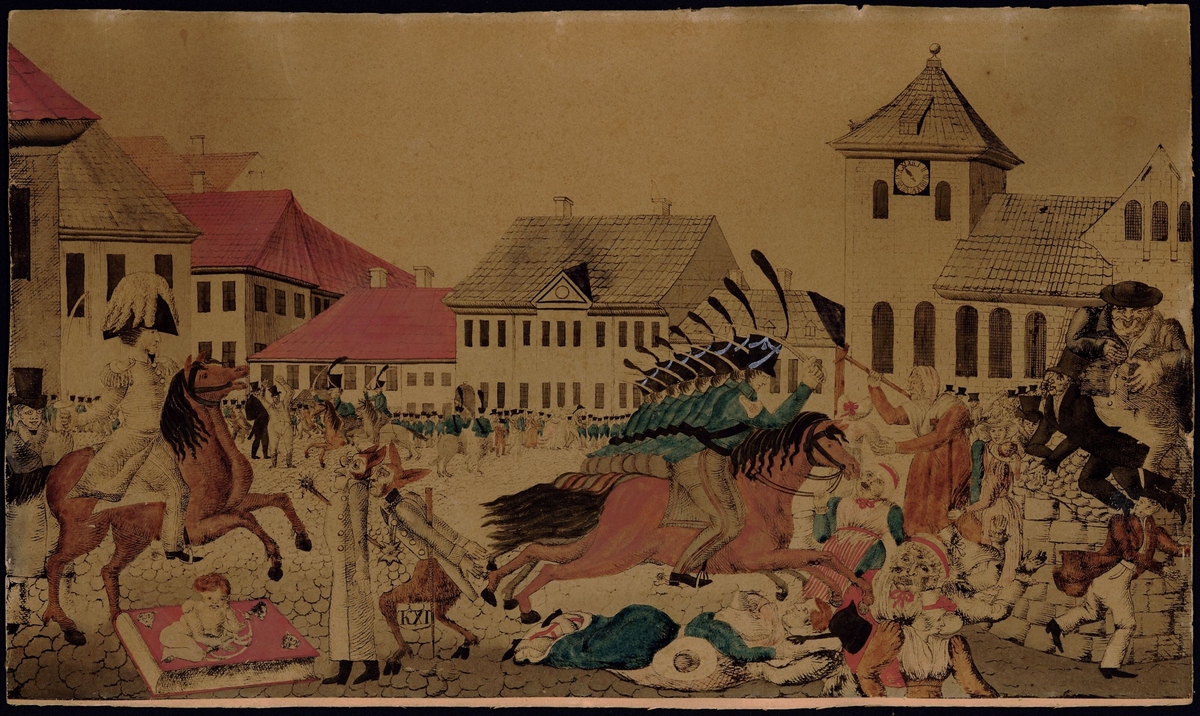 Torgslaget 17. mai 1829 [Grafikk]