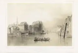 Hamburg før brannen i 1840 [Grafikk]