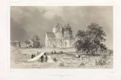 Nidarosdomen sett fra syd [Grafikk]