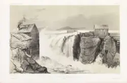 Hønefossen ved Sundvollen [Grafikk]