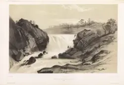 Foss ved Kåfjord [Grafikk]