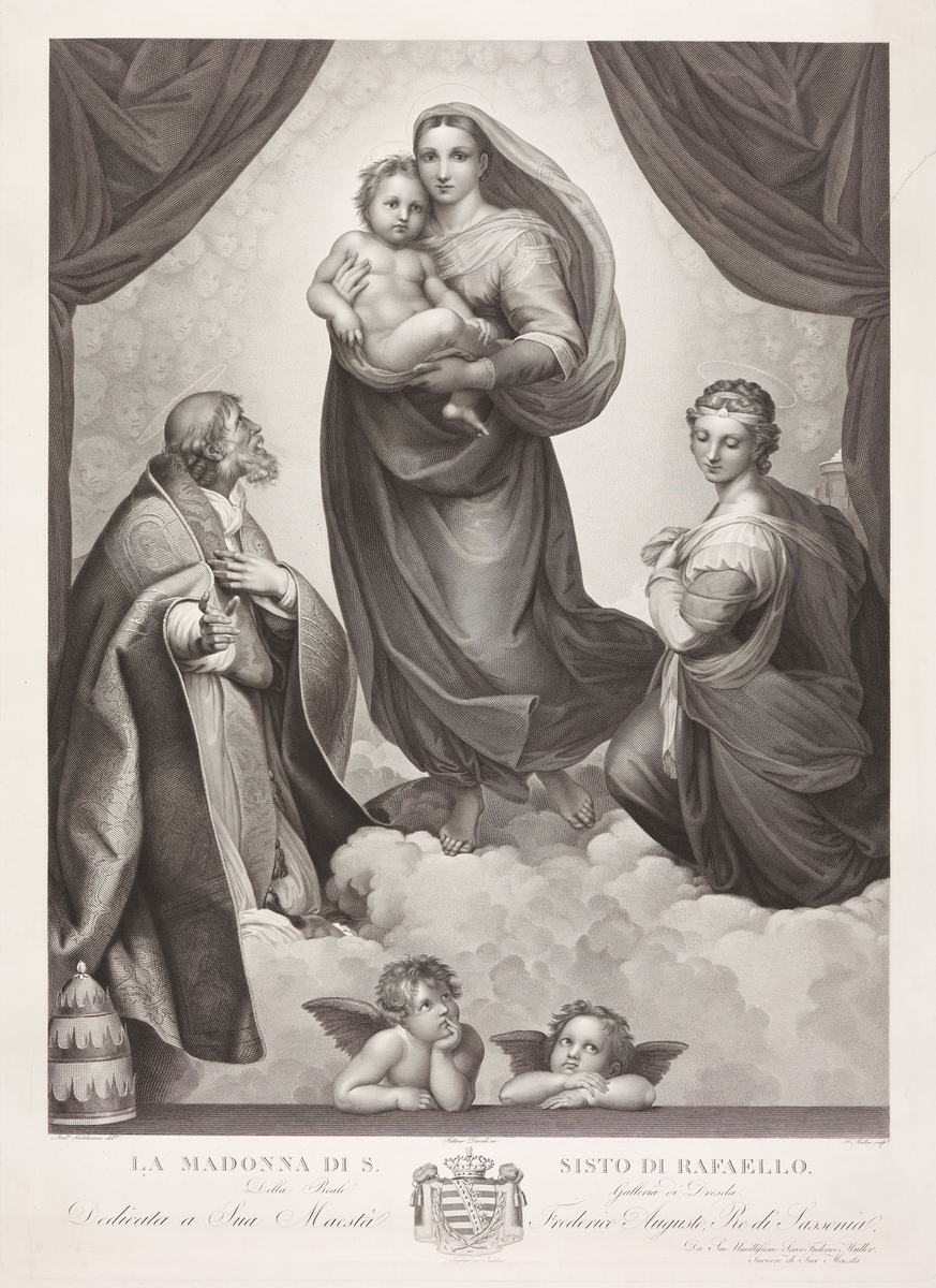 Den sixtinske Madonna [Grafikk]