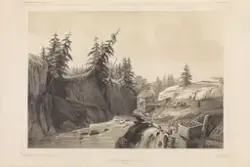 Braastad sagbruk ved Lunner [Grafikk]