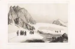 Sjette panorama over Madeleinebukta [Grafikk]