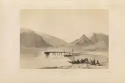 Tromsdalstinden sett fra Tromsø  [Grafikk]