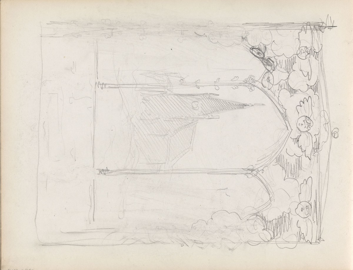 Utkast til illustrasjoner [Tegning]