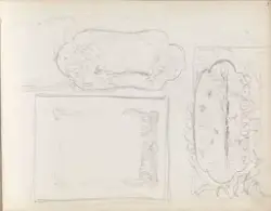 Utkast til illustrasjoner [Tegning]