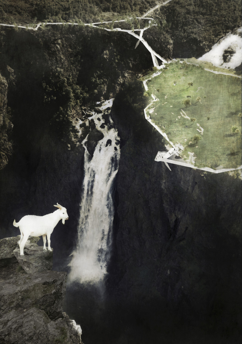 Vøringsfossen turistveganlegg, Eidfjord [Fotografi]