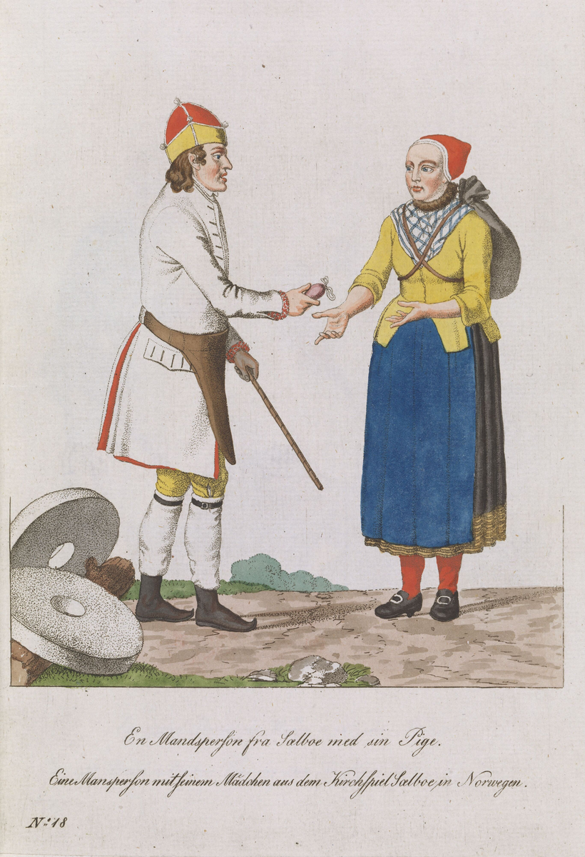 Mann og kvinne fra Selbu [Grafikk]